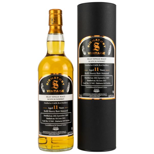 Caol Ila 11 Jahre 2009/2021 Refill Sherry Butt (Signatory)